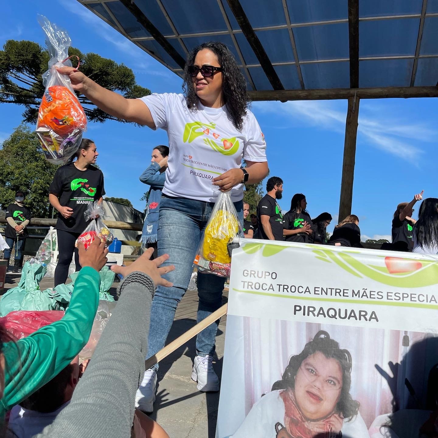 Ação com mães especiais